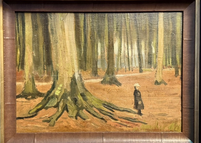 佳士得，梵谷，林中少女