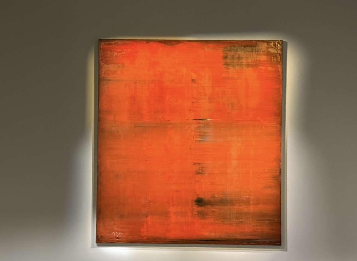 佳士得，李希特，紅色，抽象畫