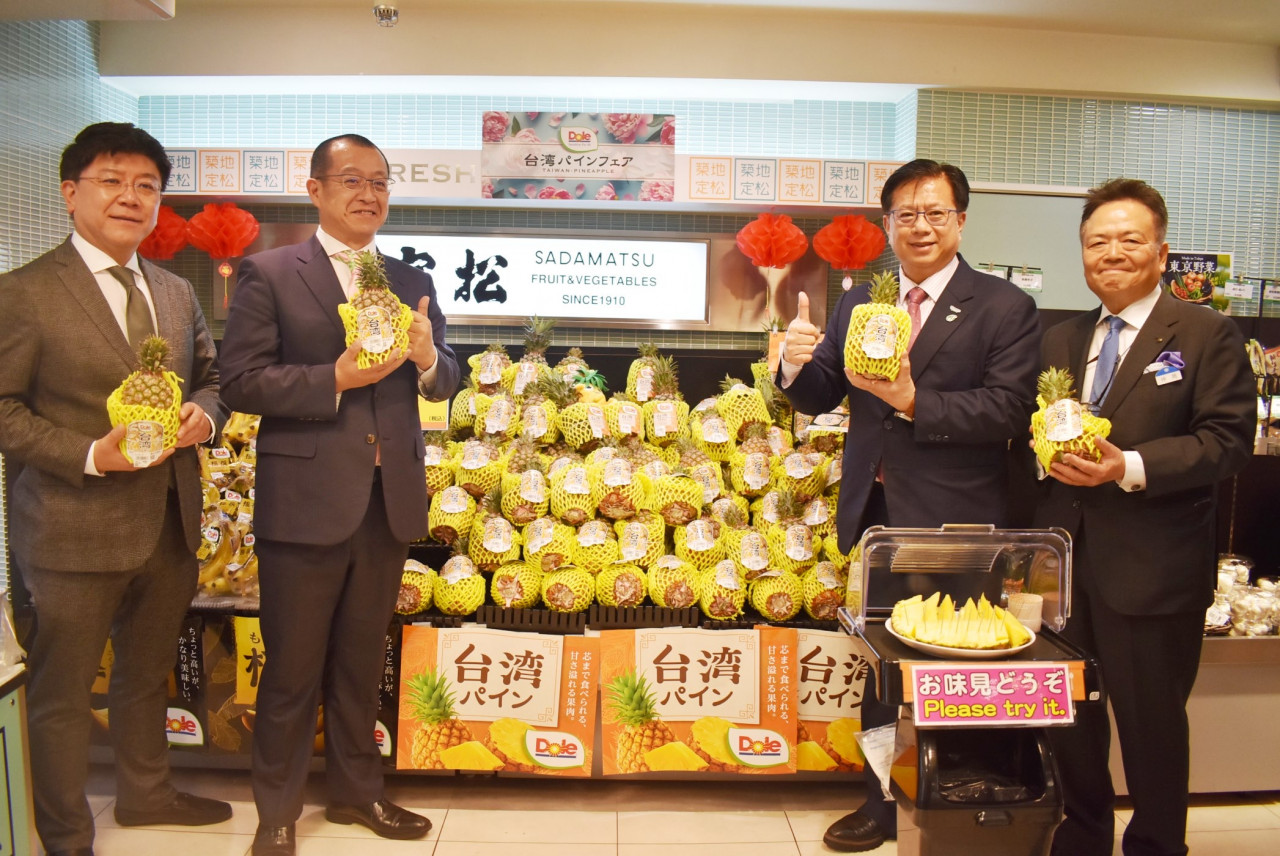 台灣鳳梨3月在東京的促銷宣傳活動