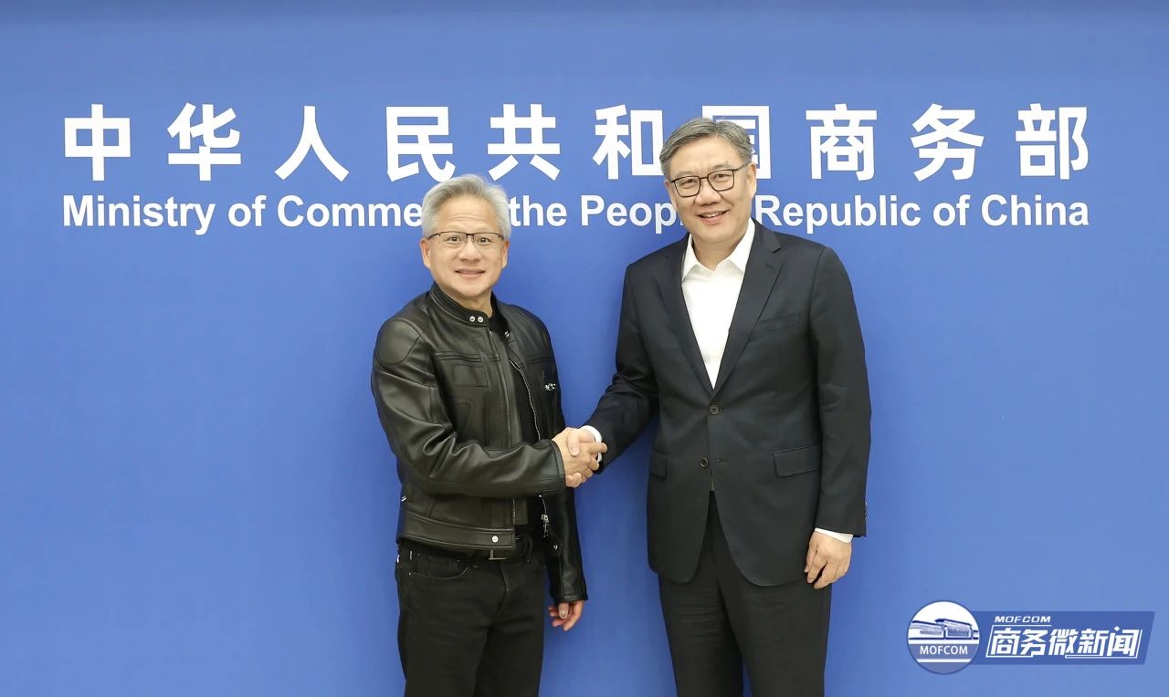 黃仁勳7月再度訪問中國,拜會中國商務部長王文濤