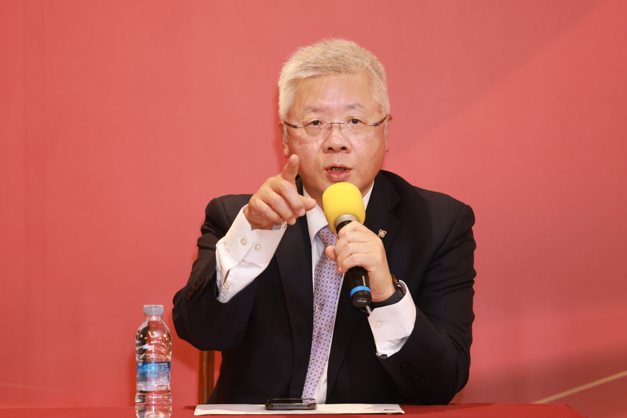 台新新光金控總經理林維俊。