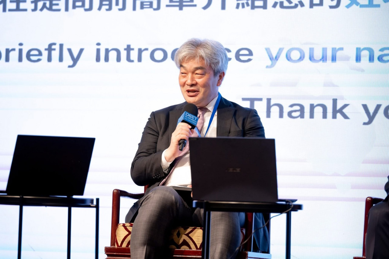 日本國際地經學研究所所長鈴木一人博士出席國科會智庫DSET的年度國際論壇。