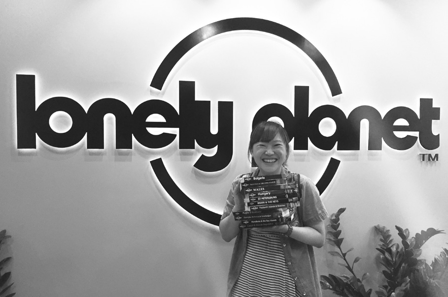 ▲詹依潔以「邊旅遊邊賺錢」為職志,不僅成為背包客聖經《Lonely Planet》的指南作者,還將喜歡做的事做到成功變現!(圖片來源:幸福文化)