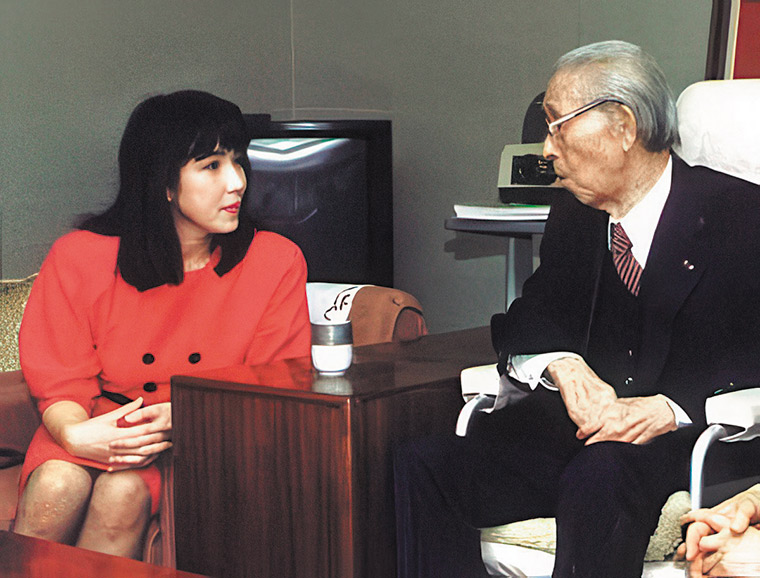 高市早苗與松下幸之助