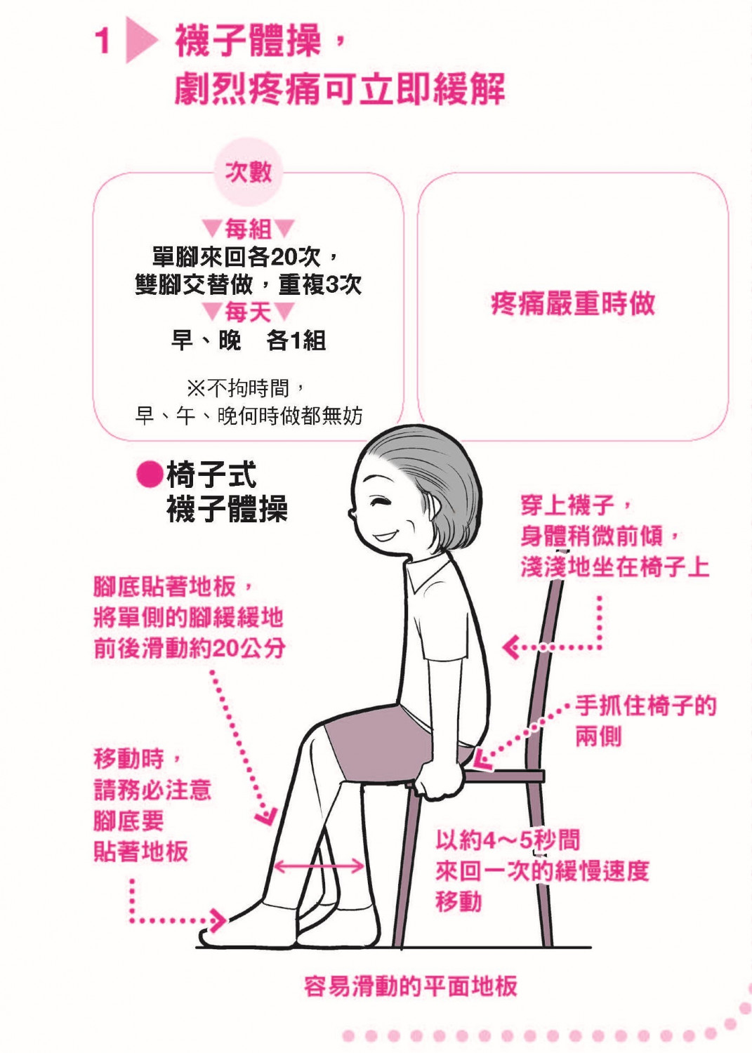 椅子式襪子體操