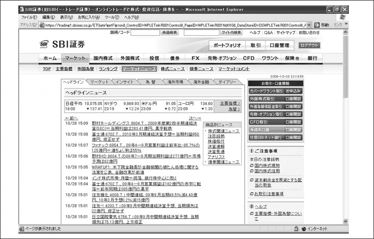 頭條新聞（SBI證券）