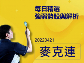 【麥克連】20220421每日精選強弱勢股與解析