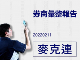 【麥克連】20220211券商彙整報告