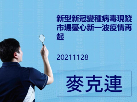 【麥克連】20211128 新型新冠變種病毒現蹤 市場憂心新一波疫情再起
