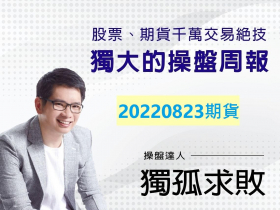【獨孤求敗】打A轉？還是擴張盤整？(2022/08/23)